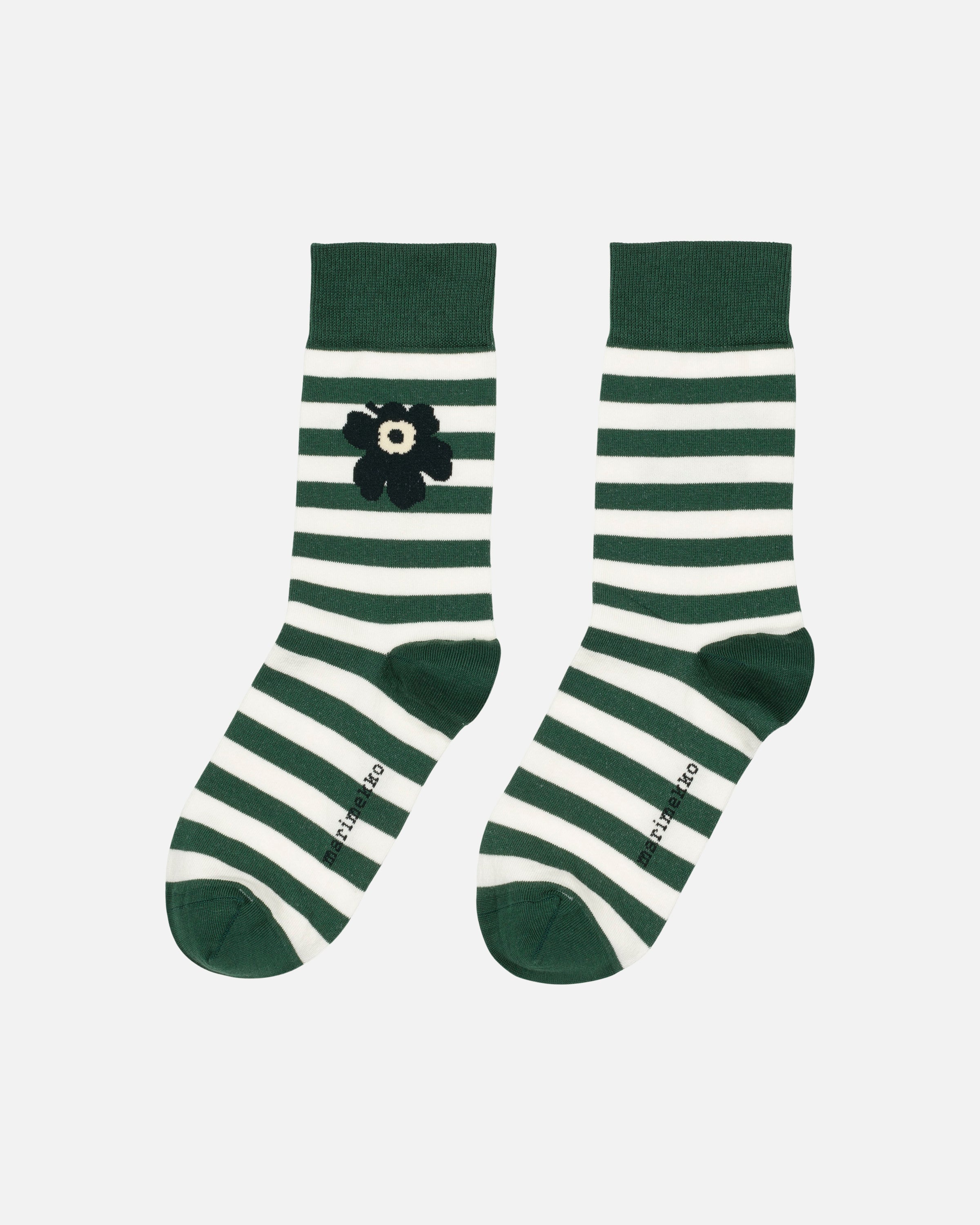 Kasvaa Tasaraita Unikko Kioski Socks