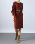 Full Milano Wool Nylon Dress