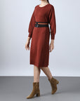 Full Milano Wool Nylon Dress