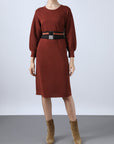 Full Milano Wool Nylon Dress