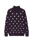 Cashmere Dot Long Sleeve Top