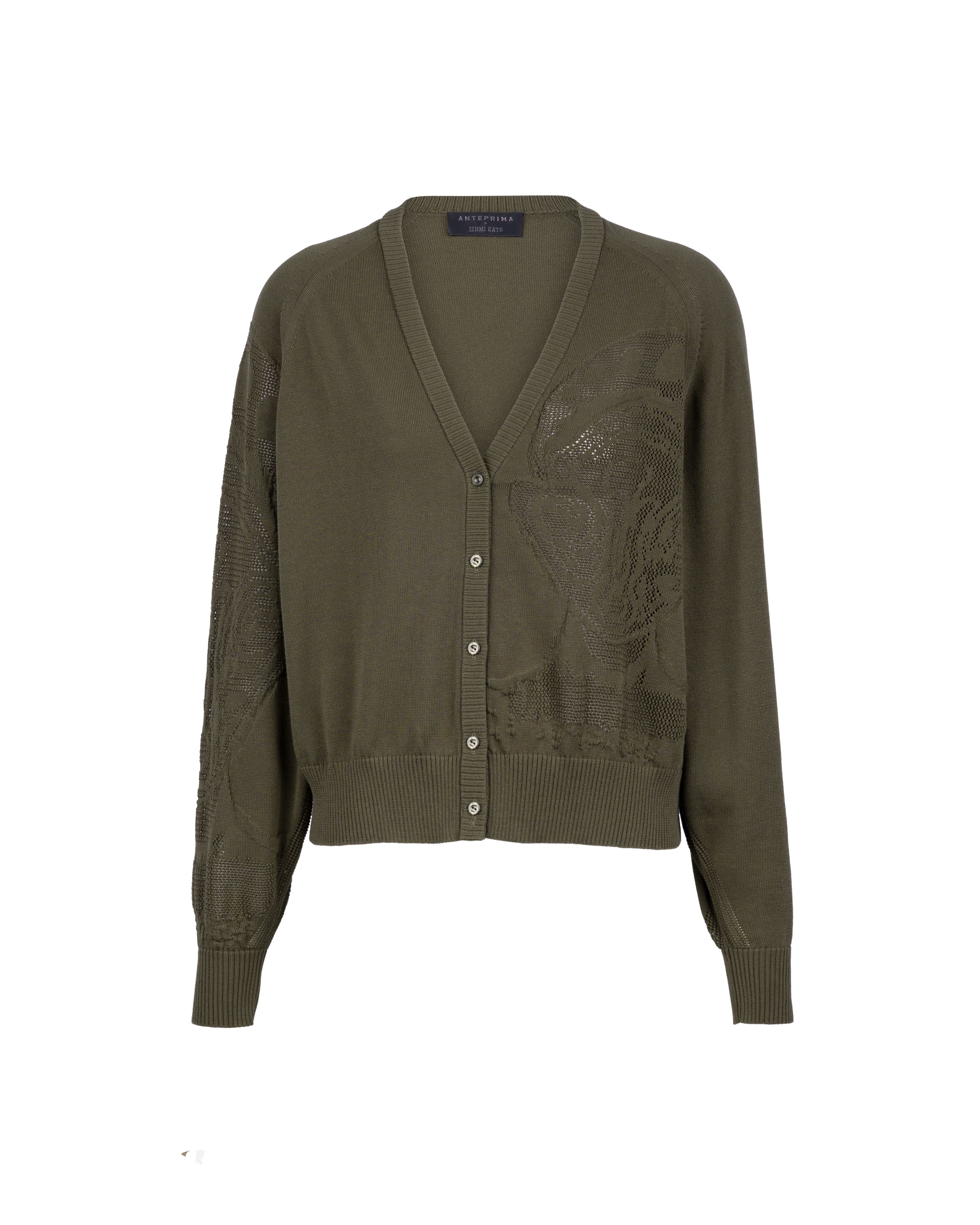 IZUMI KATO Pointelle Cardigan