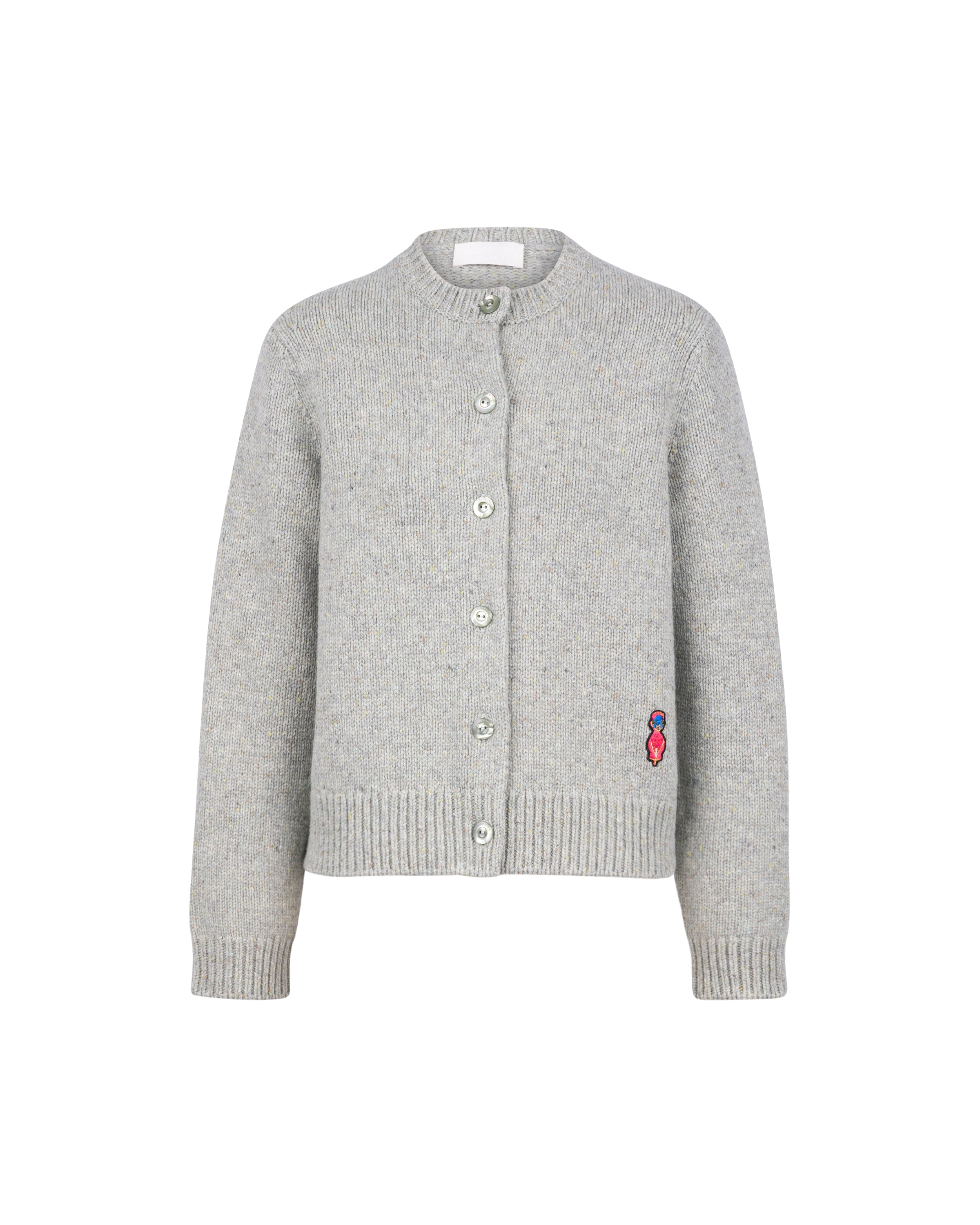 IZUMI KATO Mid-Gauge Wool Cardigan