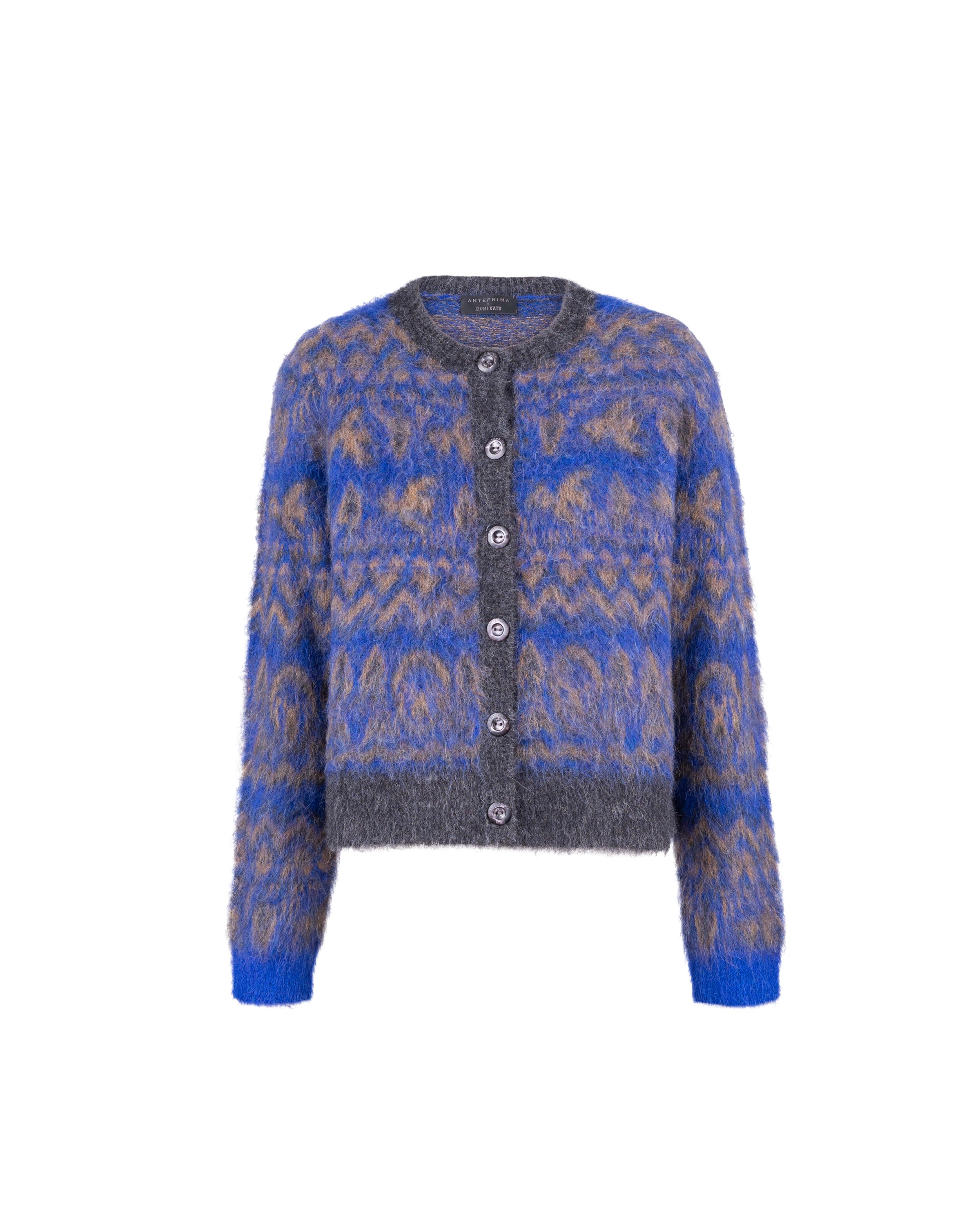 IZUMI KATO Fair Isle Spazzolato Cardigan