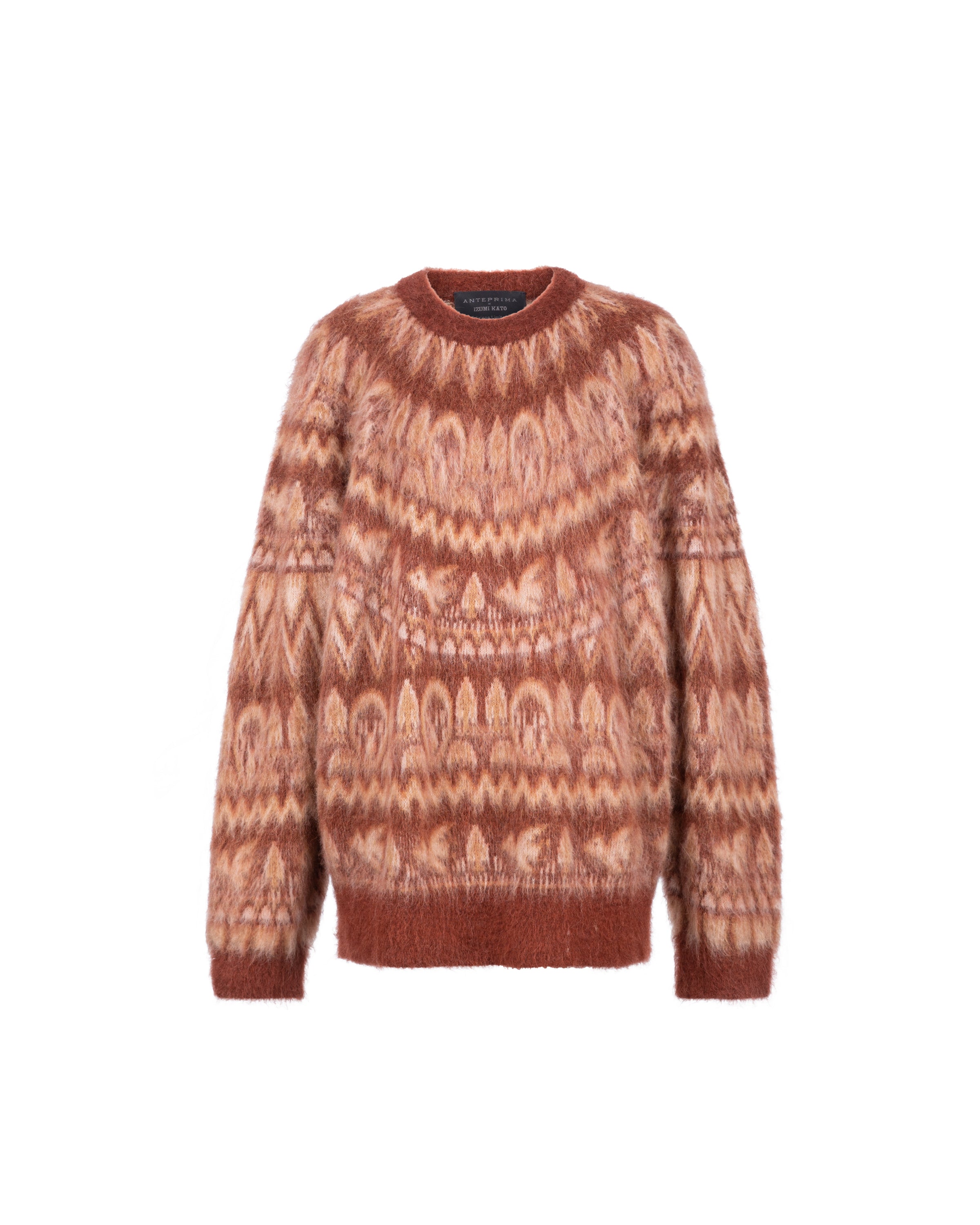 IZUMI KATO Fair Isle Spazzolato Sweater