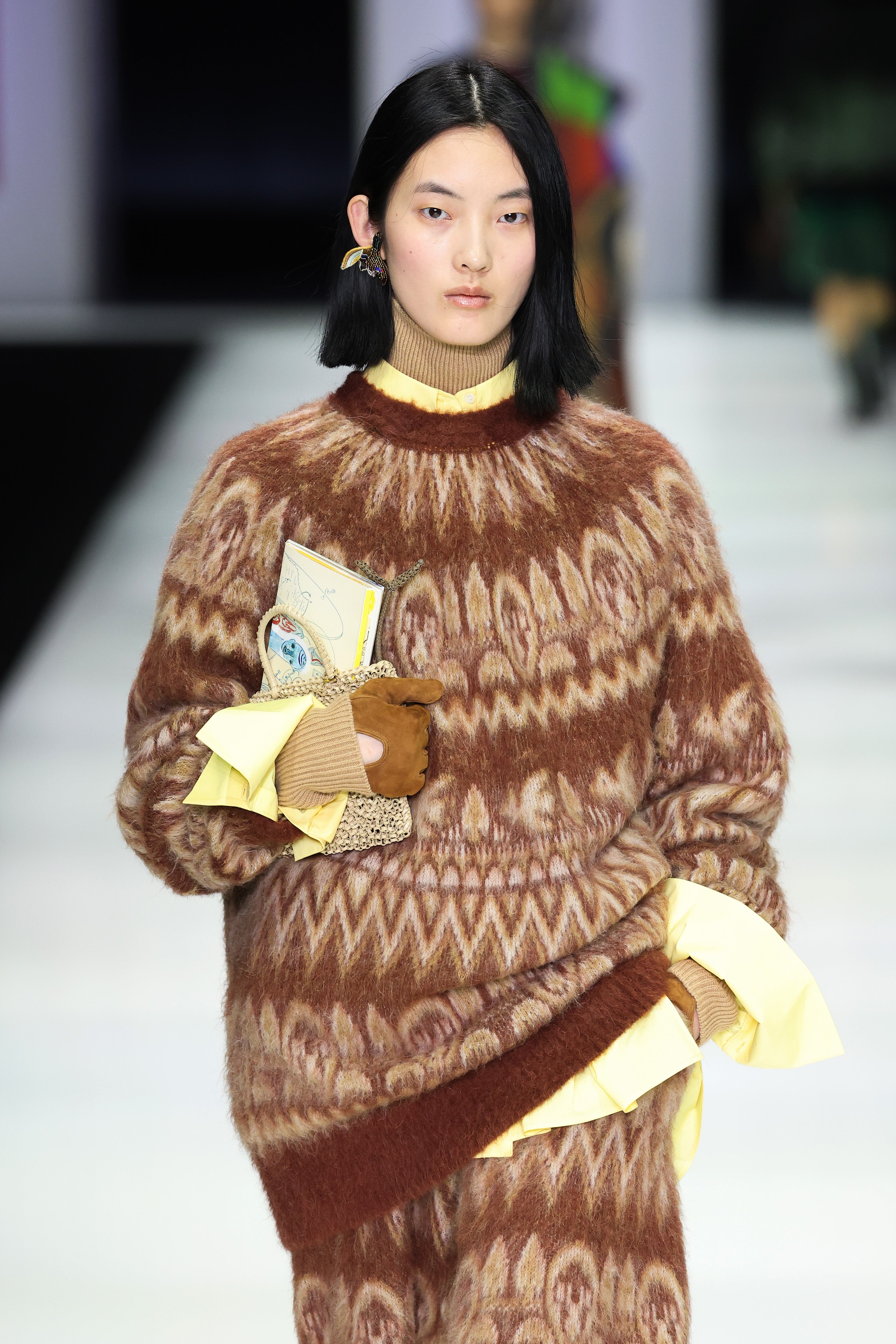 IZUMI KATO Fair Isle Spazzolato Sweater