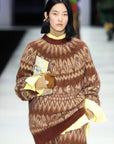 IZUMI KATO Fair Isle Spazzolato Sweater