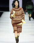 IZUMI KATO Fair Isle Spazzolato Shorts
