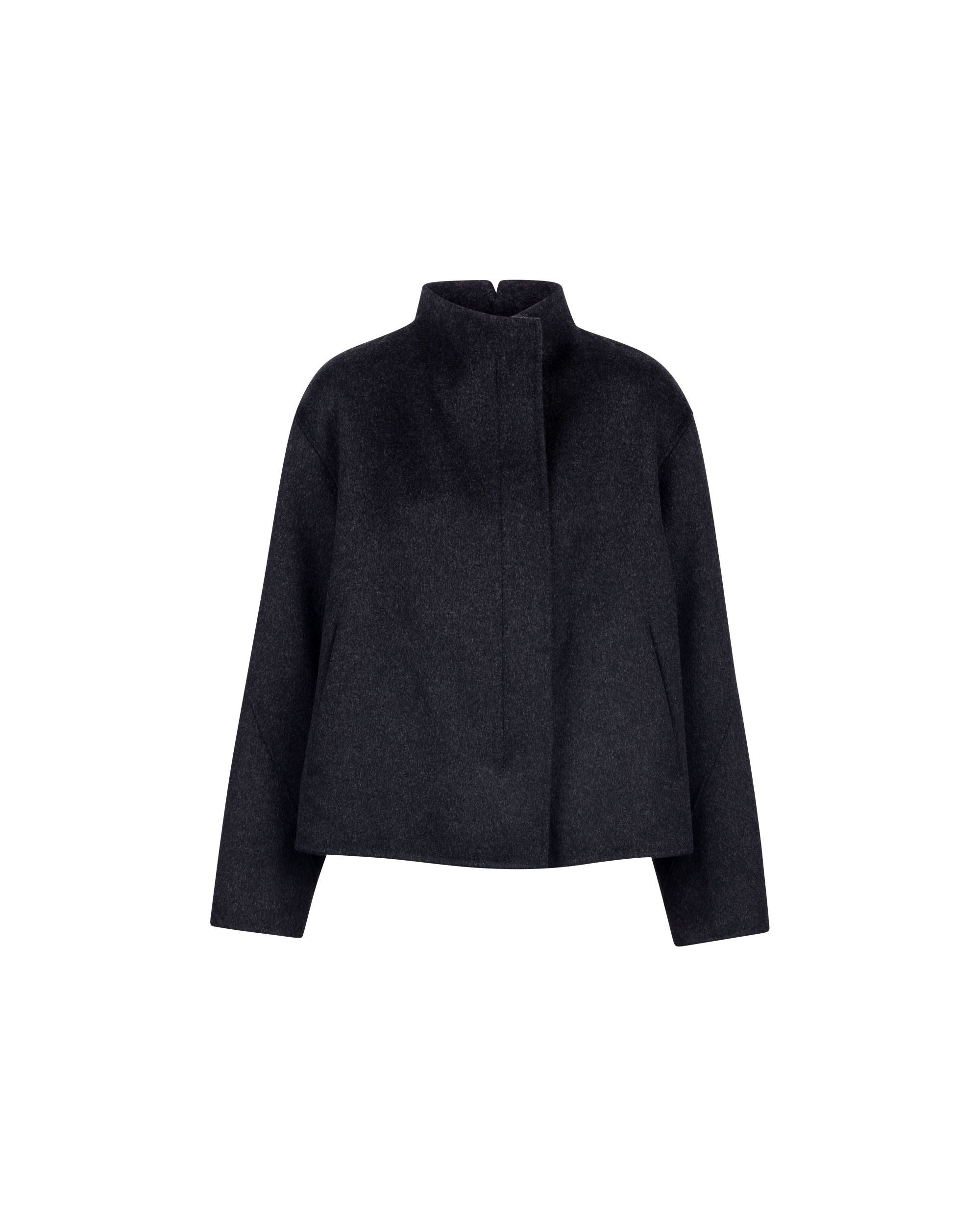 Doppio Cashmere Con Zipper Jacket