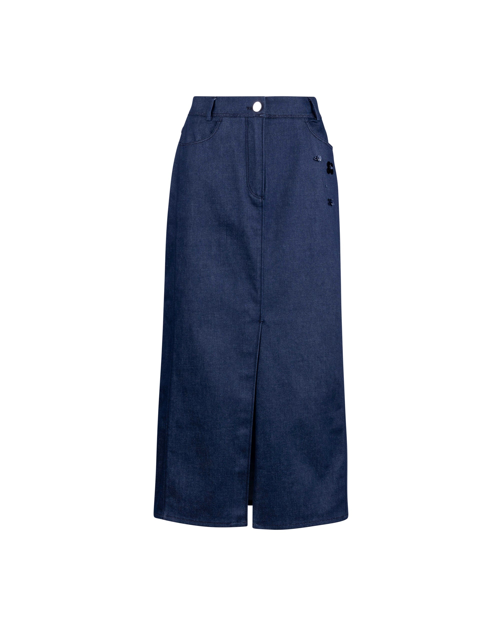 Denim Perline Skirt