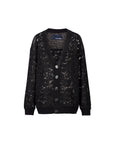 BOUSSOLE Lace Jacquard Cardigan