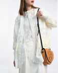 BOUSSOLE Multi Color Jacquard Cardigan