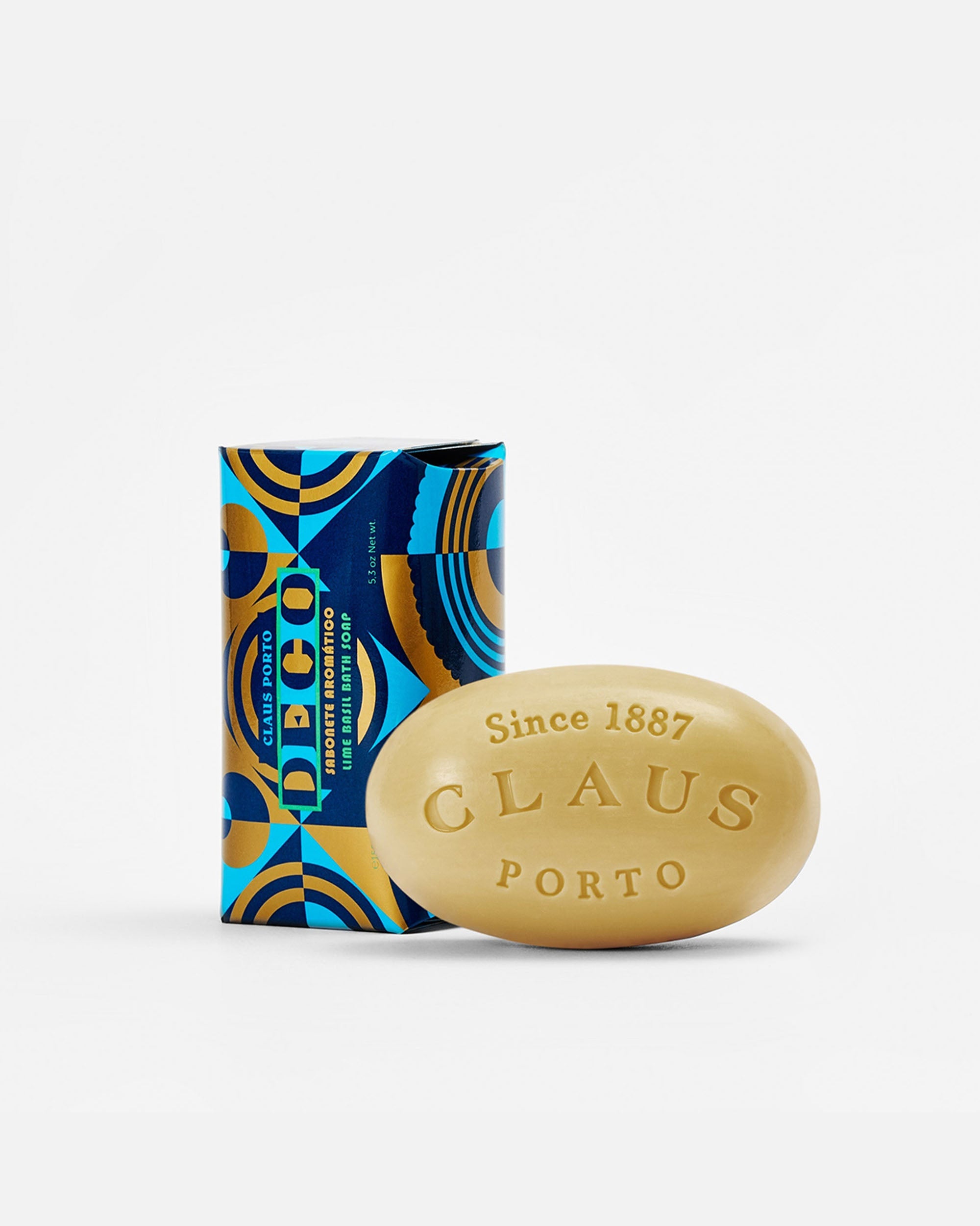 CLAUS PORTO Deco Lime Basil Soap