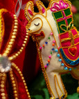 VARSHA JARIWALA Llama With Gifts Ornament