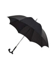 FOX UMBRELLA 25" Unisex Animal Head Long Umbrella Black Head - Black Dog