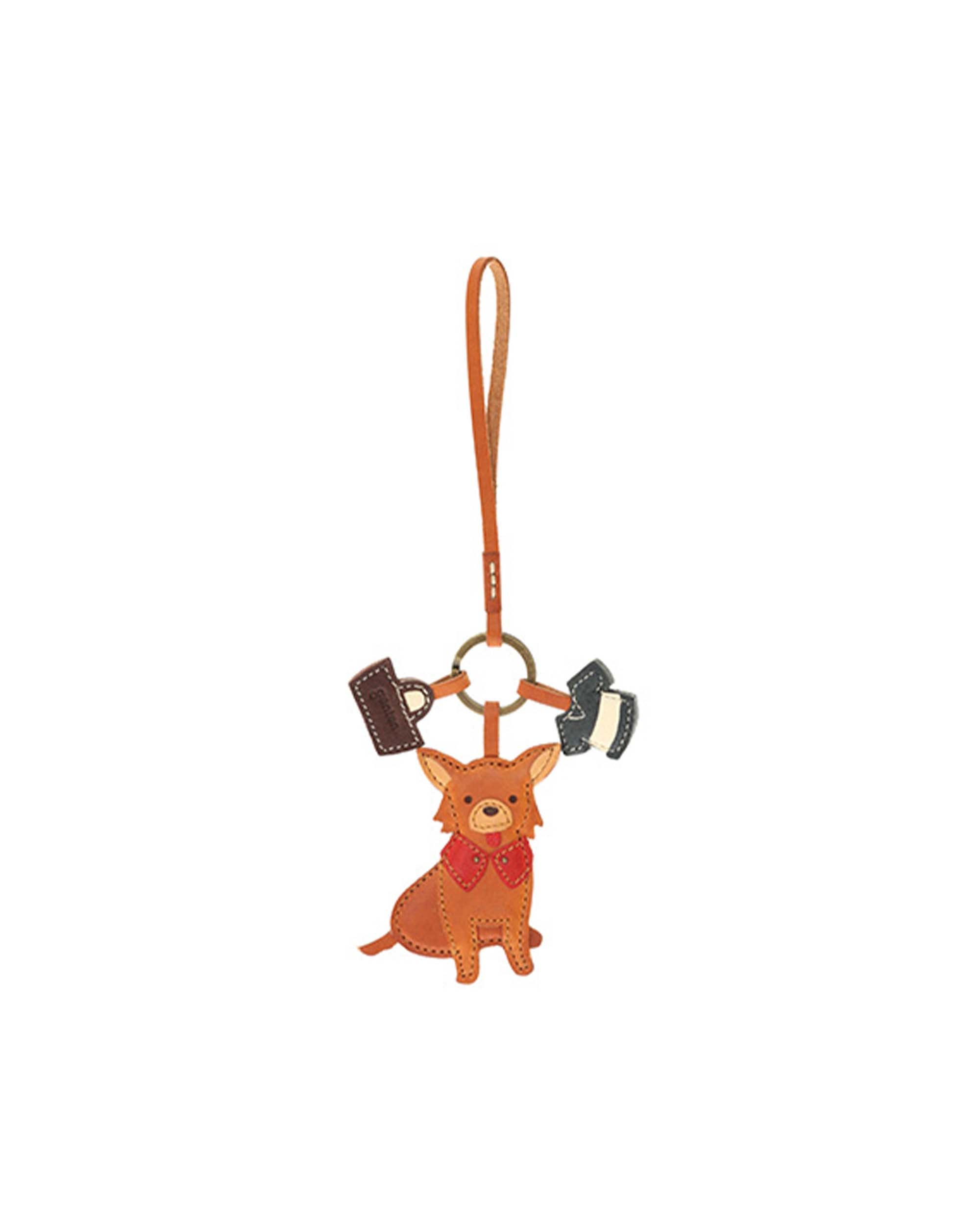 GENTEN Exciting Charm Dog Leather Charms