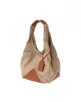 GENTEN French Linen Hobo Shoulder Bag