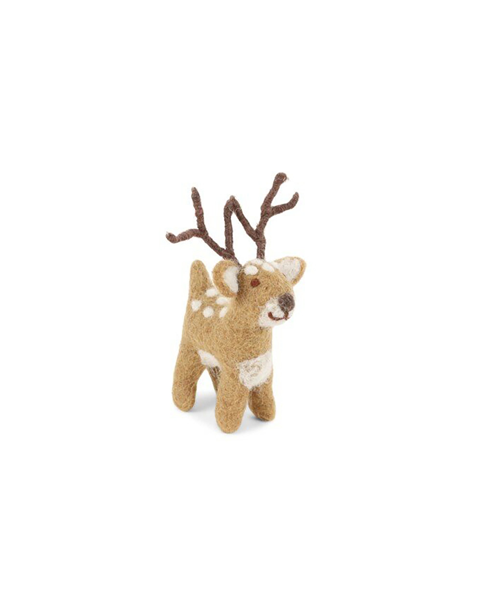 GRY & SIF New Cute Brown Deer - Small Handmade Craft