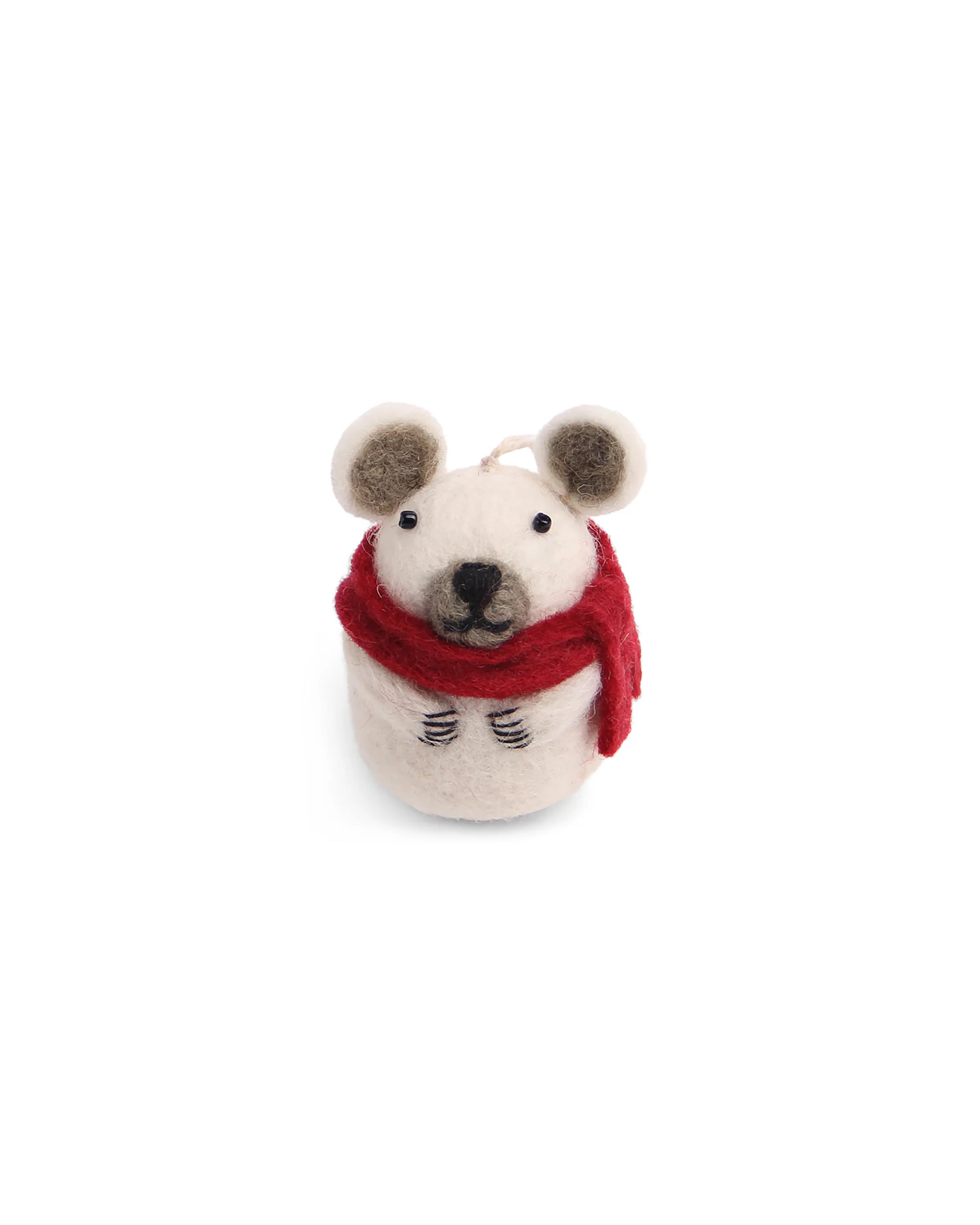 GRY & SIF Polar Bear With Scarf Handmade Craft