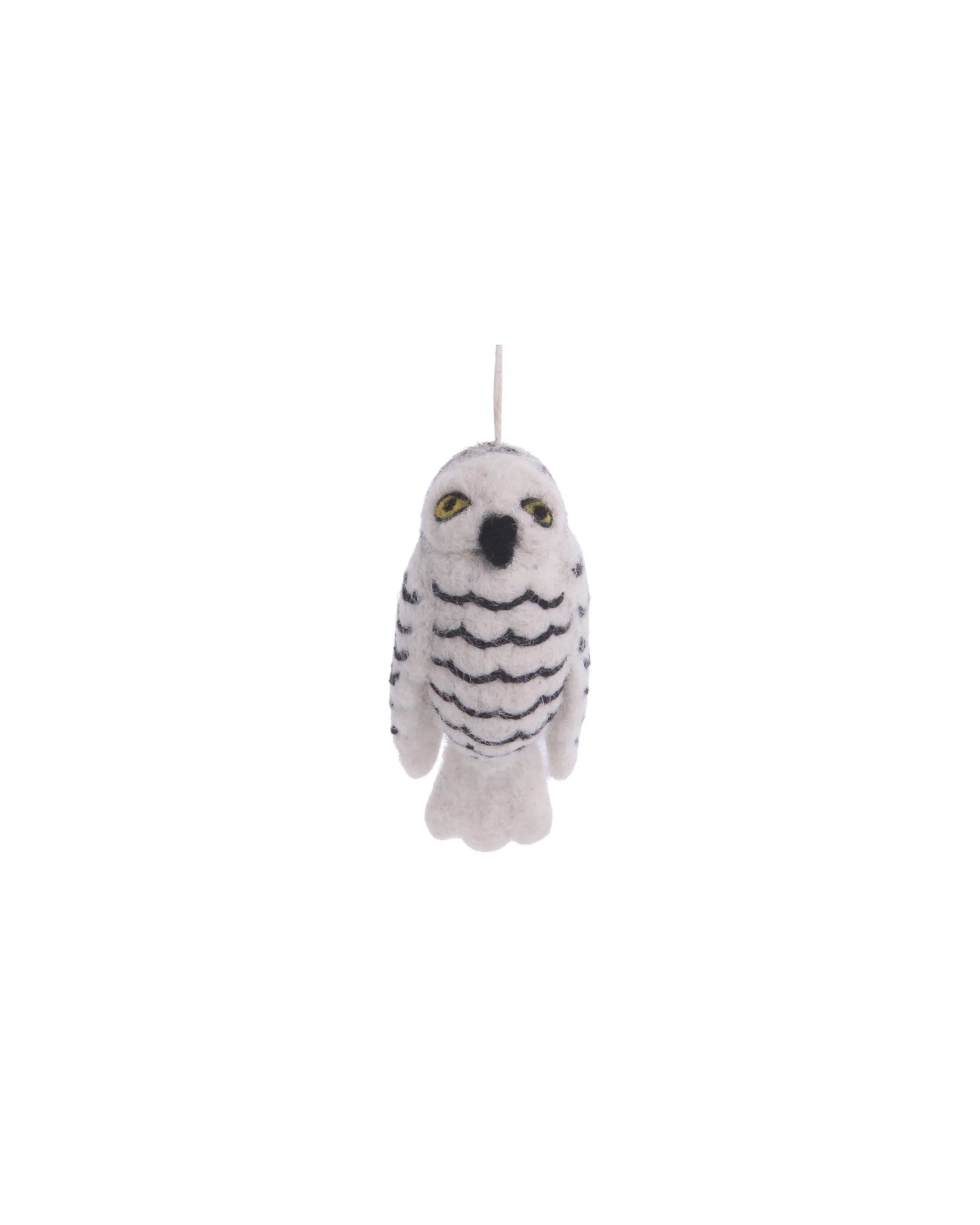 GRY & SIF Bird - Snow Owl Handmade Craft