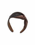 JENNIFER OUELLETTE Ultra Suede Two Tone Sweetheart Headband