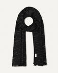 ME & K Hand Woven Drizzle Ikat Cashmere Scarf