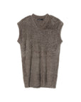 MIHOKO SAITO Shaggy Yarn Long Vest