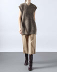 MIHOKO SAITO Shaggy Yarn Long Vest