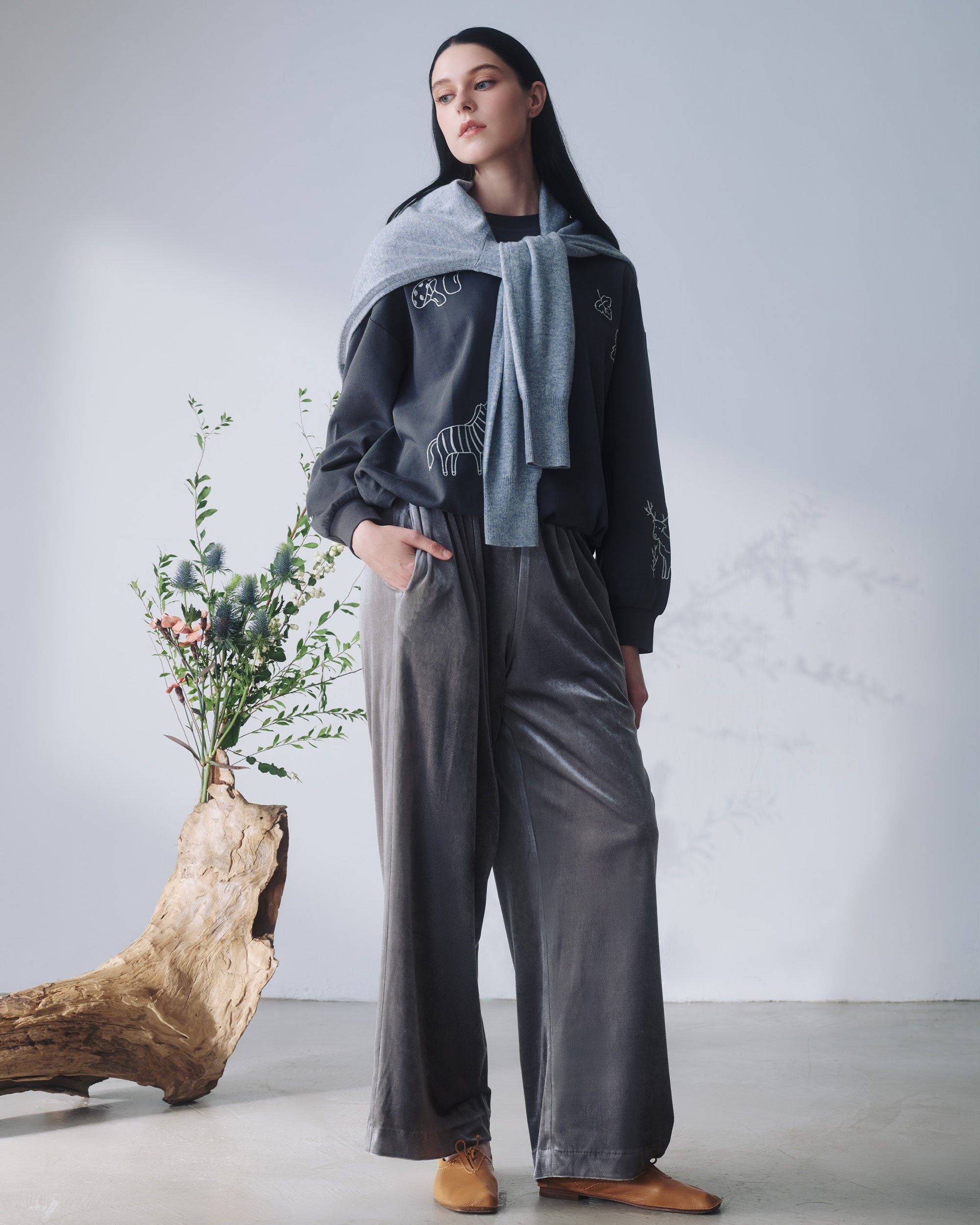 MIHOKO SAITO Velvet Pants