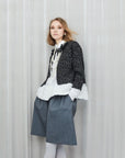 MIHOKO SAITO Tape Embroidery Shirt