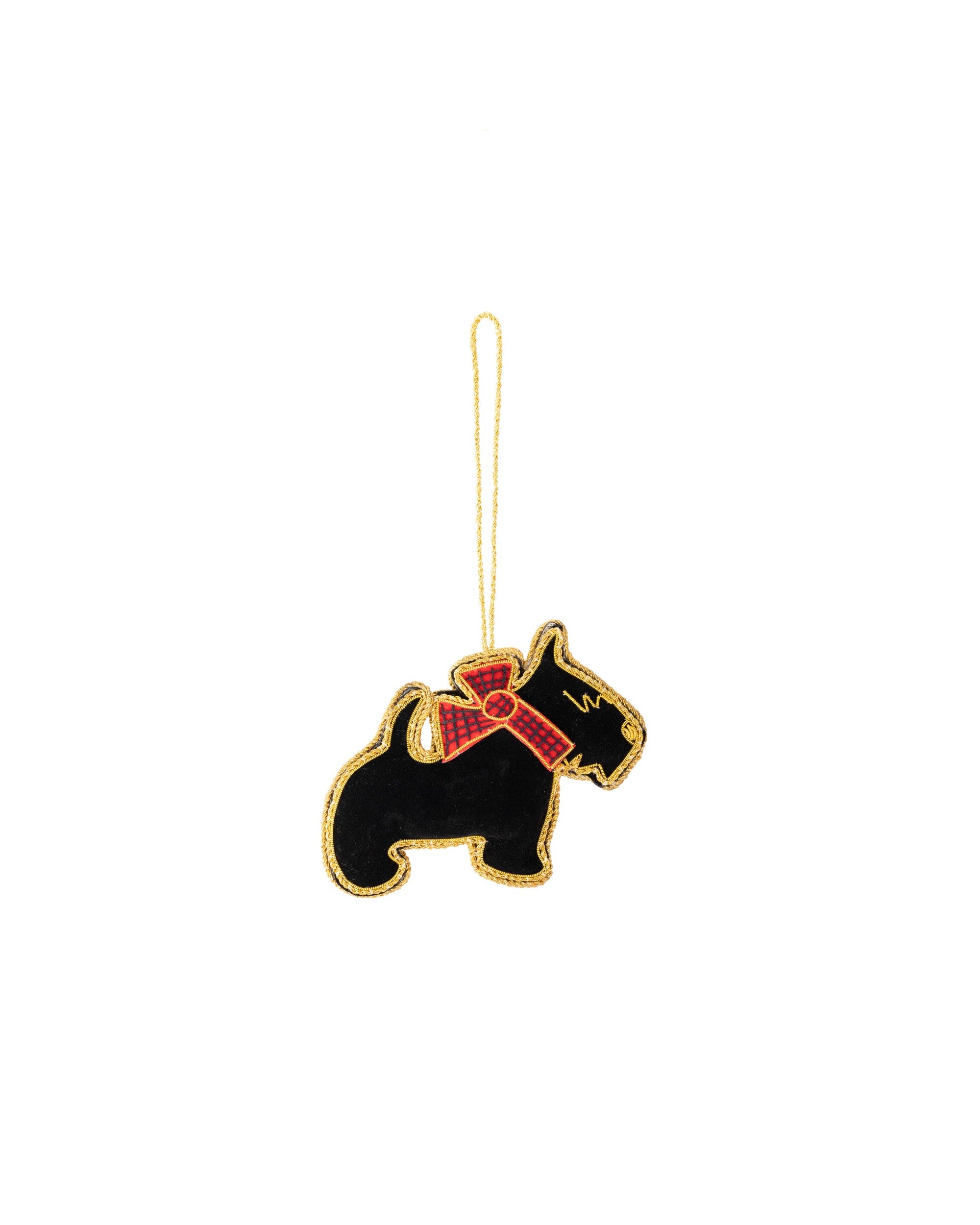 VARSHA JARIWALA Scottie Dog Ornament