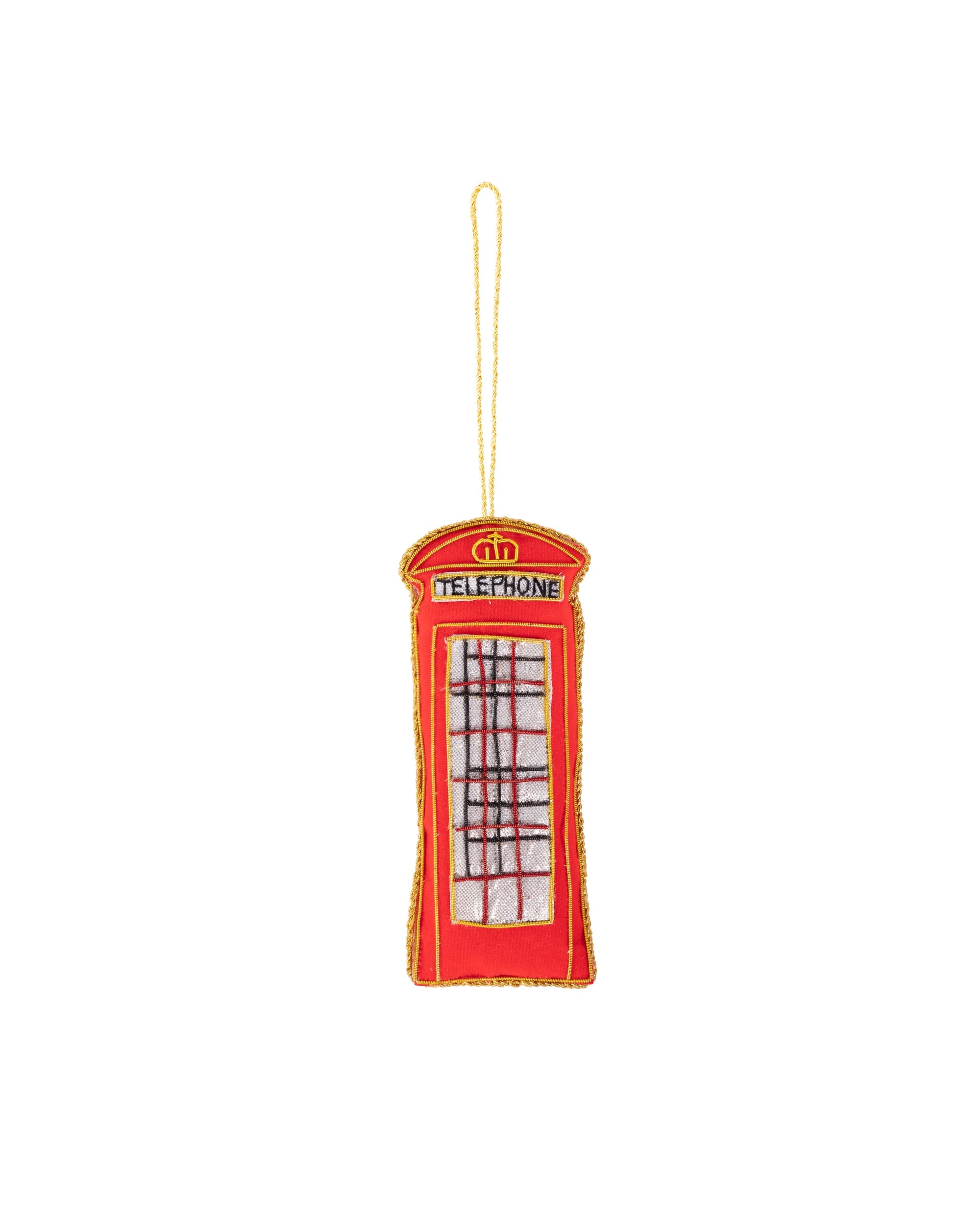 VARSHA JARIWALA Telephone Booth Ornament