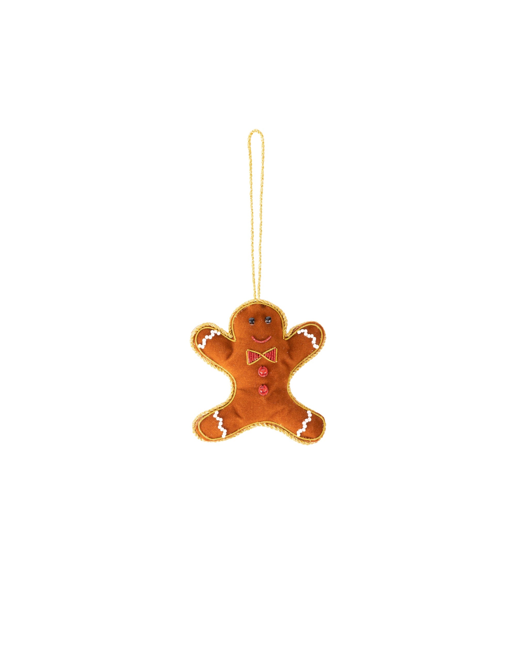 VARSHA JARIWALA Gingerbread Man Ornament