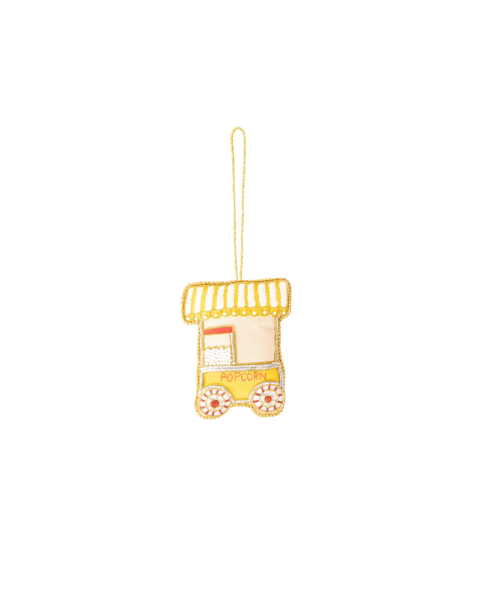 VARSHA JARIWALA Popcorn Cart With Keyring Ornament