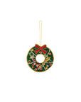 VARSHA JARIWALA Decorated Green Garland Ornament