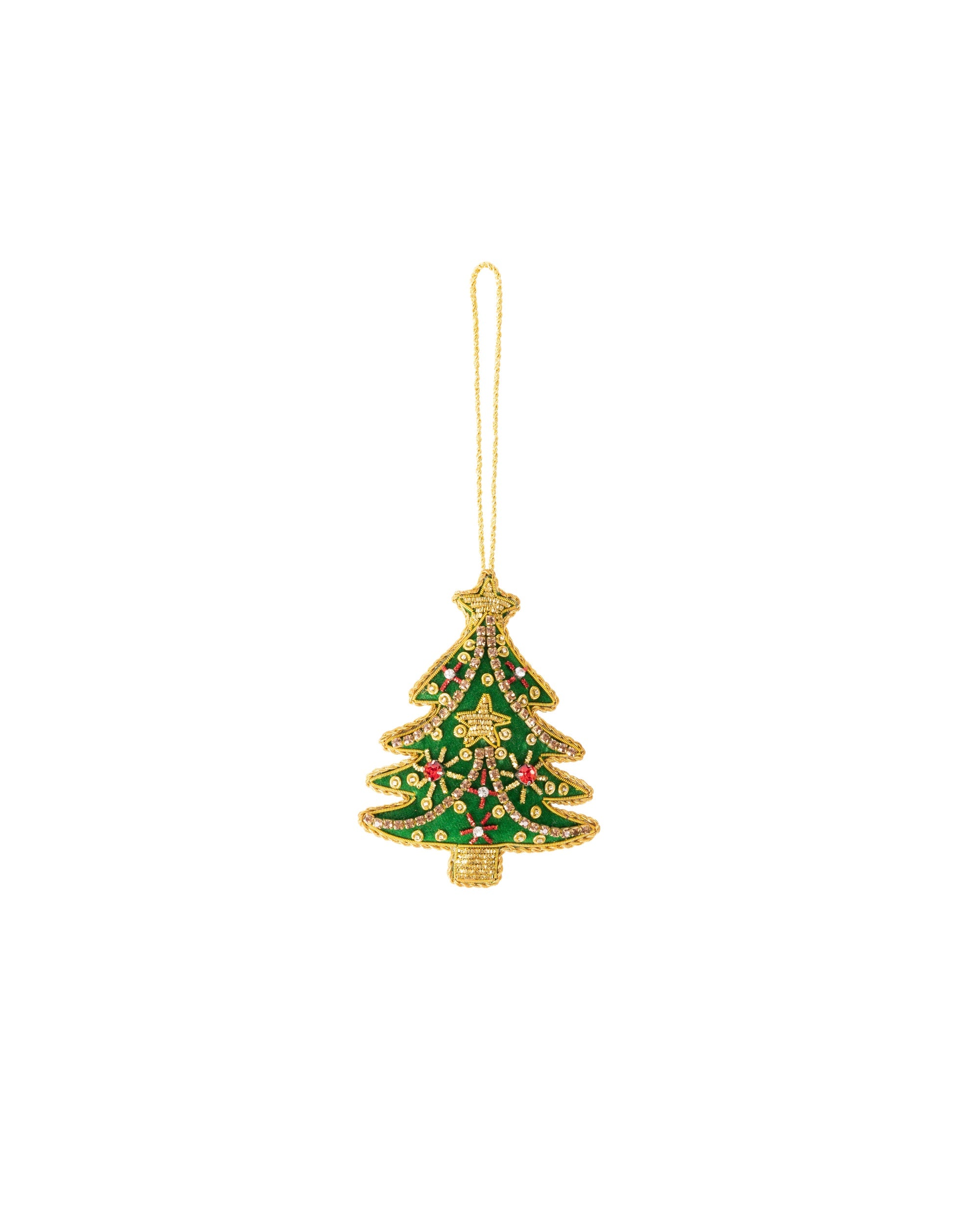 VARSHA JARIWALA Studded Christmas Tree Ornament