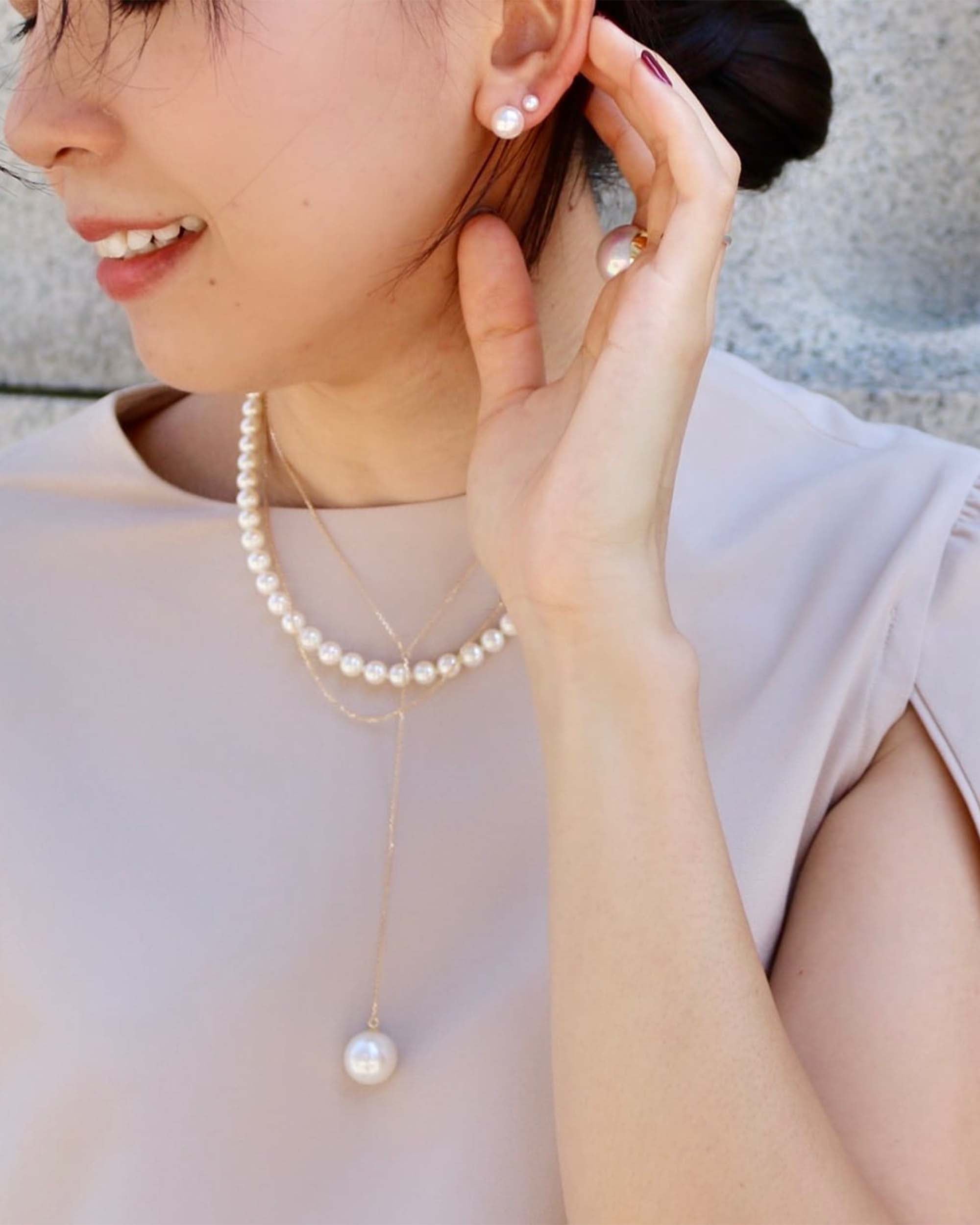 NEUF Akoya Pearl Earrings