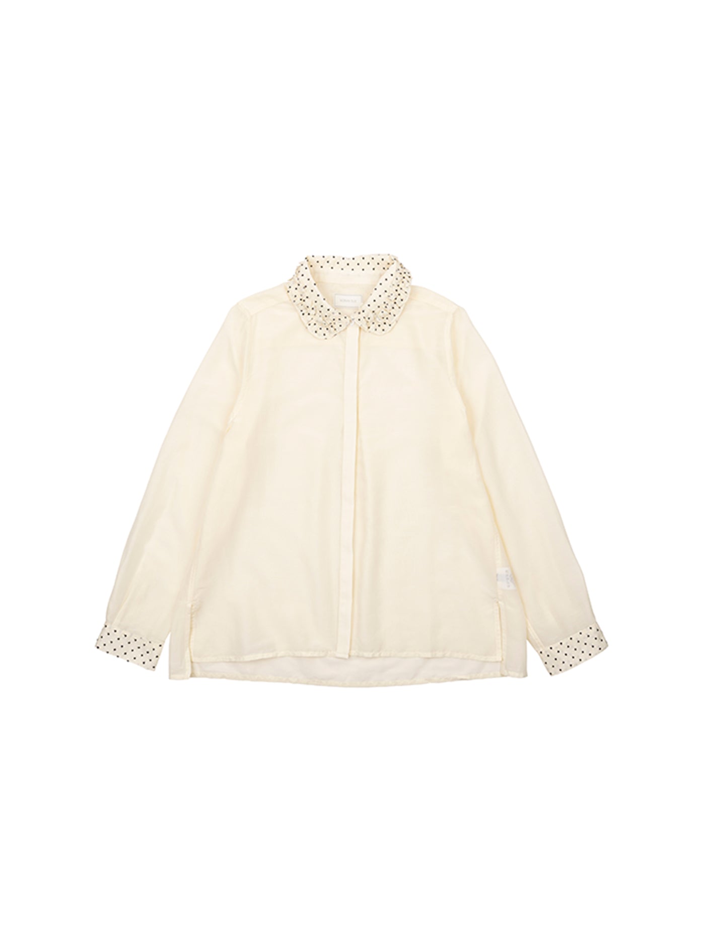 NORAH SUE Cotton Silk Frills Blouse