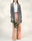 NORAH SUE 100% Cashmere Long Cardigan