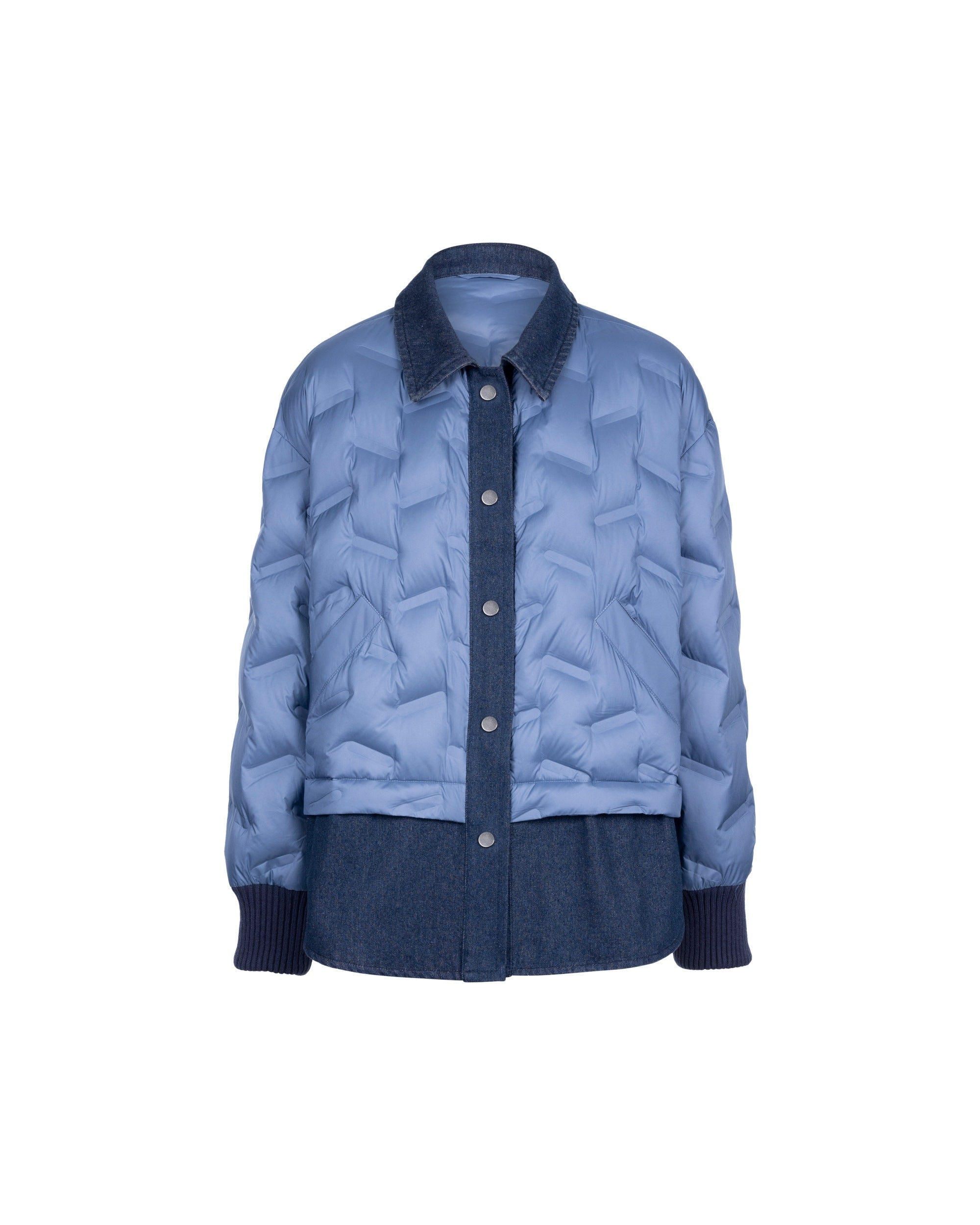 NORAH SUE Denim Down Jacket