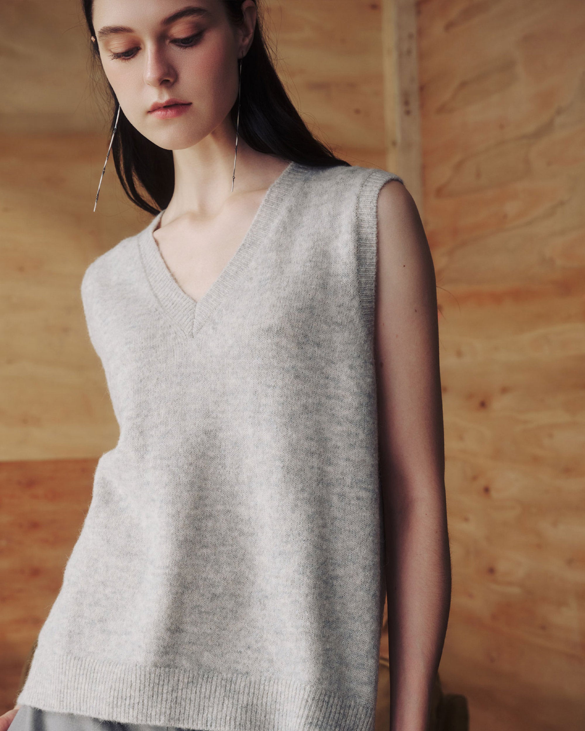 NORAH SUE Baby Alpaca Vest