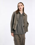 NORAH SUE Boho Leather Jacket
