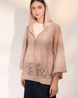 NORAH SUE Lace Blouson