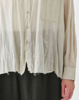 PAS DE CALAIS Botanical Dye Blouse With Front Pocket