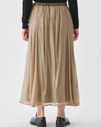 PAS DE CALAIS Crinkle Long Skirt