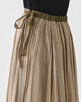 PAS DE CALAIS Crinkle Long Skirt