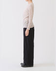 PAS DE CALAIS Wool Gauze Crinkle Jersey Pullover
