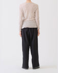 PAS DE CALAIS Wool Gauze Crinkle Jersey Pullover
