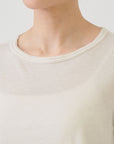 PAS DE CALAIS Gauze Jersey Mix Crewneck Pullover