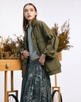 PAS DE CALAIS Cotton Grosgrain Hunting Jacket